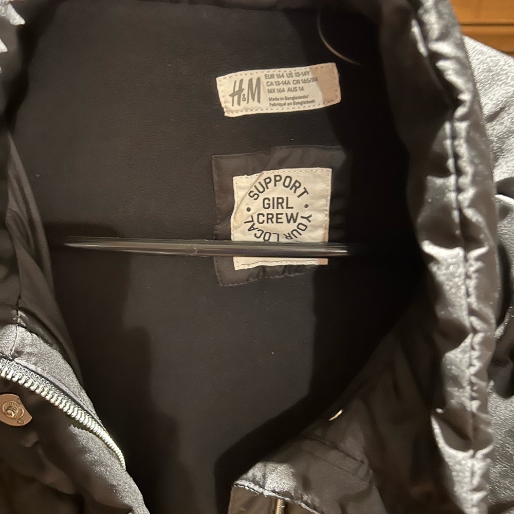 H&M Dark Gray Puffer Coat